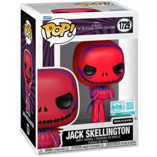 Funko Pop! Jack Skellington #1729 Supreme Disney Tim Burton's The Nightmare Before Christmas Box