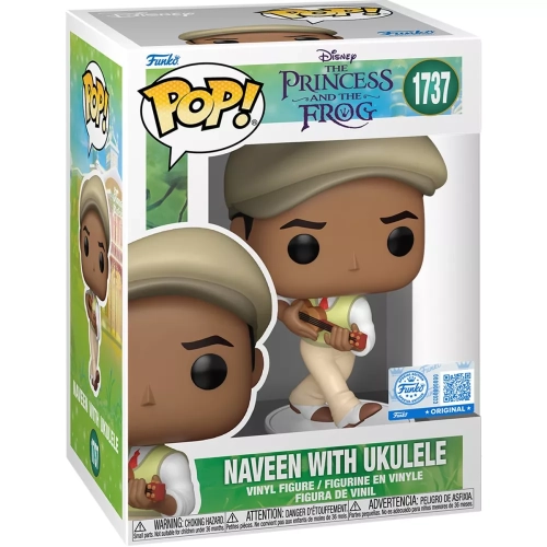 Funko Pop! Naveen with Ukulele #1737 Disney The Princess and the Frog Box