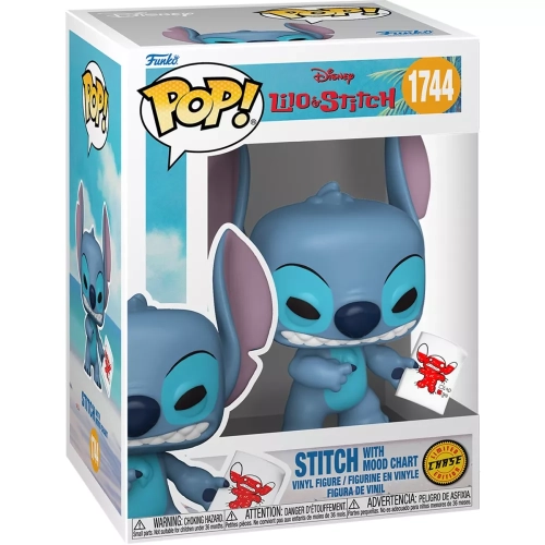 Funko Pop! Stitch with Mood Chart #1744 Chase Disney Lilo & Stitch Box