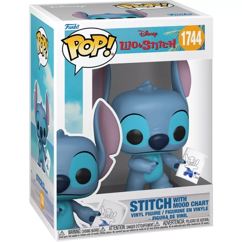 Funko Pop! Stitch with Mood Chart #1744 Disney Lilo & Stitch Box