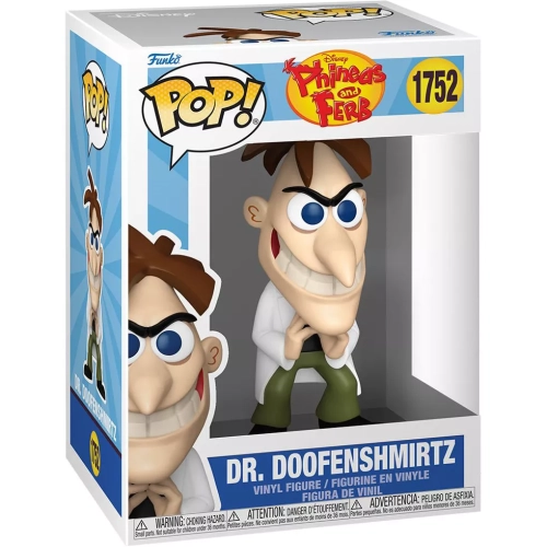 Funko Pop! Dr. Doofenshmirtz #1752 Disney Phineas and Ferb Box