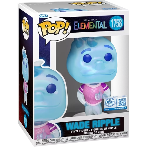 Funko Pop! Wade Ripple #1758 Disney Pixar Elemental Box