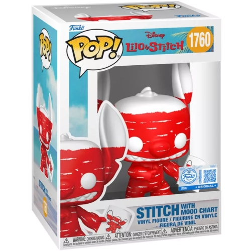 Funko Pop! Stitch with Mood Chart #1760 Deco Disney Lilo & Stitch Box