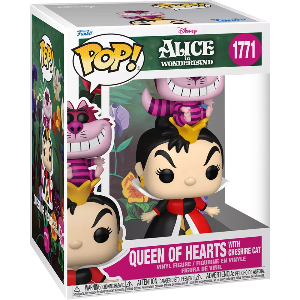 Queen of Hearts with Cheshire Cat Box
