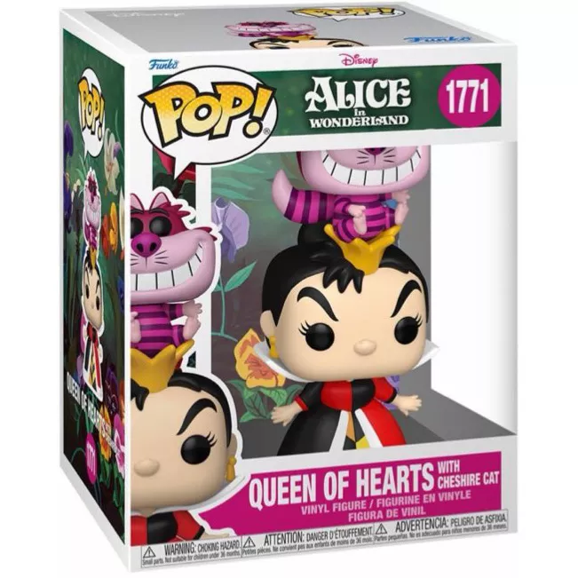 Queen of Hearts with Cheshire Cat Box
