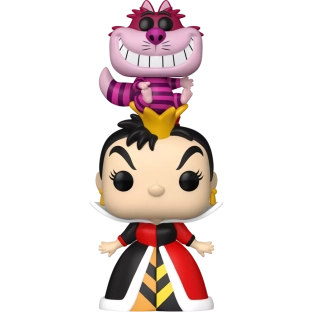 Queen of Hearts with Cheshire Cat image