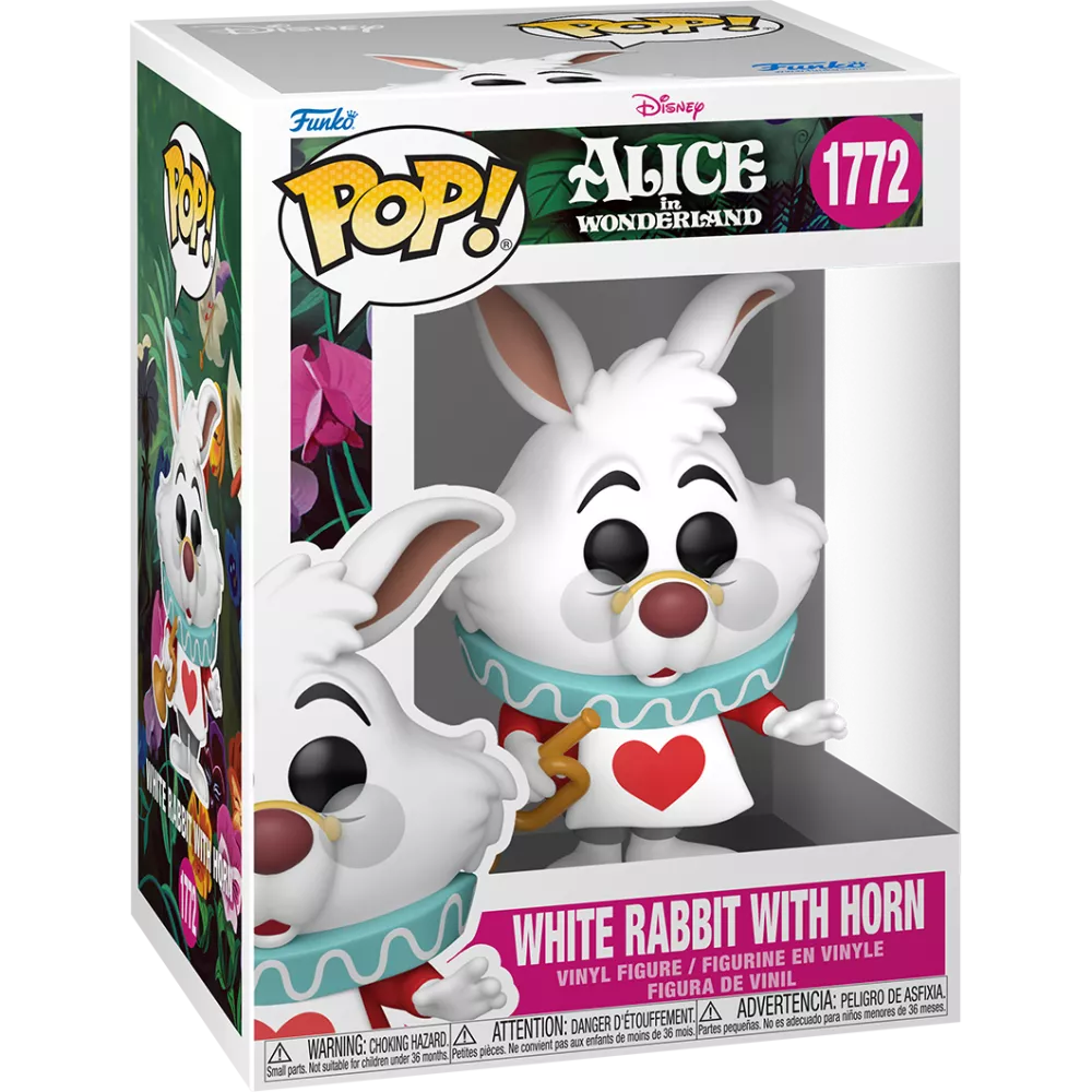 White Rabbit with Horn Box