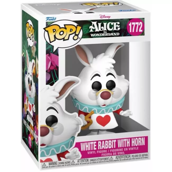 White Rabbit with Horn Box