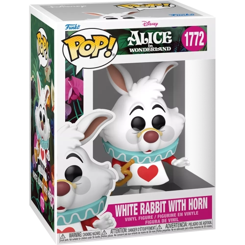 Funko Pop! White Rabbit with Horn #1772 Disney Alice in Wonderland Box