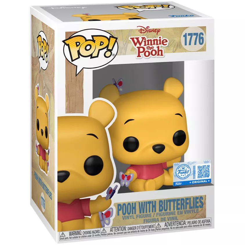 Pooh with Butterflies Box