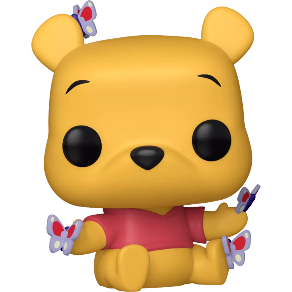 Pooh with Butterflies