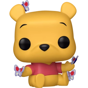 Pooh with Butterflies