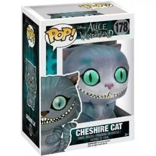 Funko Pop! Cheshire Cat #178 Flocked Disney Alice in Wonderland Box