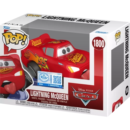 Funko Pop! Lightning McQueen #1800 Leaping Disney Pixar Cars Box