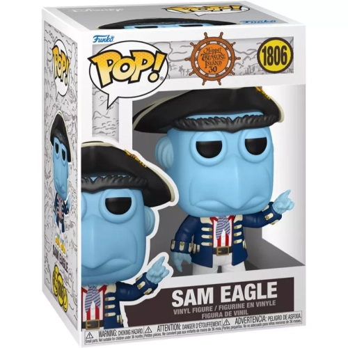 Funko Pop! Sam Eagle #1806 Muppet Treasure Island 30 Box