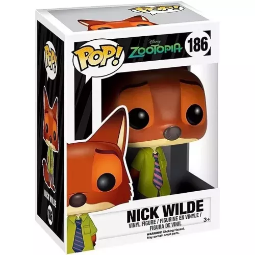 Funko Pop! Nick Wilde #186 Disney Zootopia Vinyl Figure Box
