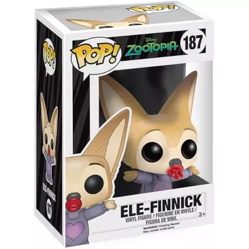 Funko Pop! Ele-Finnick #187 Disney Zootopia Vinyl Figure Box