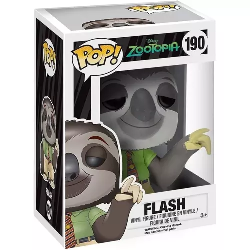 Funko Pop! Flash #190 Disney Zootopia Vinyl Figure Box