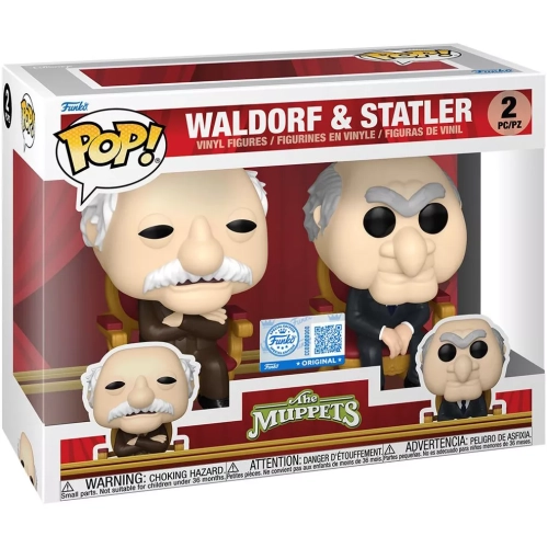 Funko Pop! Waldorf 2 Pack The Muppets Disney Vinyl Figure Box