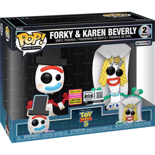 Funko Pop! Forky 2 Pack Disney Pixar Toy Story 5 Vinyl Box