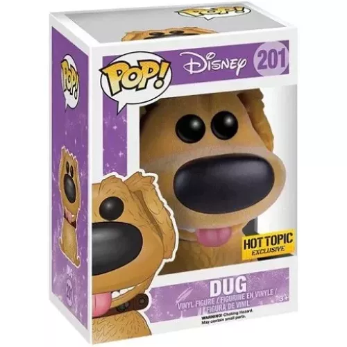Funko Pop! Dug #201 Flocked Disney Vinyl Figure Box