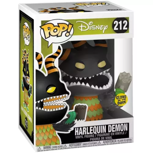 Funko Pop! Harlequin Demon #212 Glows in the Dark Disney Box