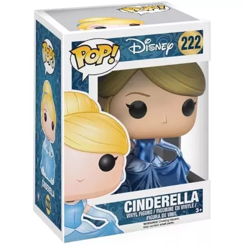 Funko Pop! Cinderella #222 Metallic Disney Vinyl Figure Box
