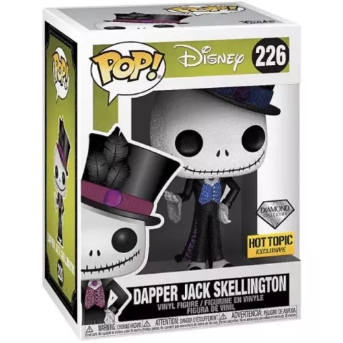 Funko Pop! Dapper Jack Skellington #226 Diamond Collection Box