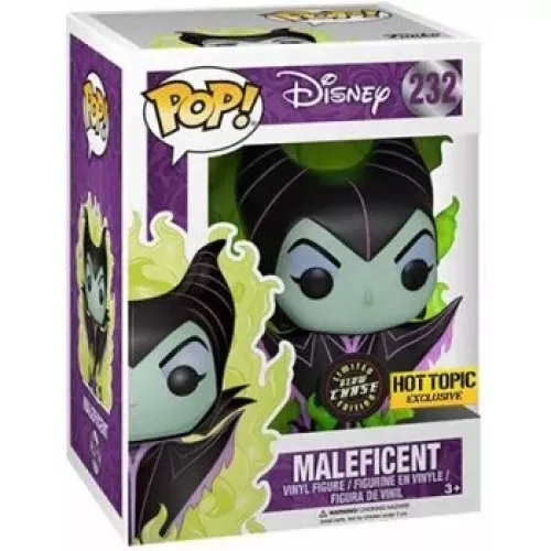 Funko Pop! Maleficent #232 Chase Glows in the Dark Box