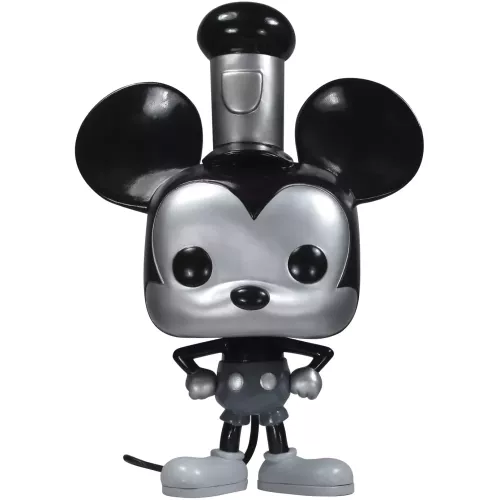 Funko Pop! Steamboat Willie #24 9 Inch Metallic Disney Store