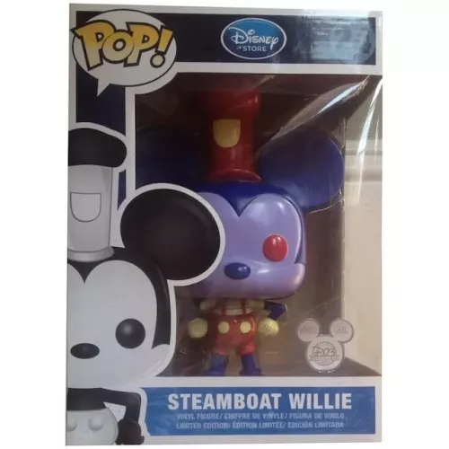 Funko Pop! Steamboat Willie #24 Red & Blue 9 Inch Box