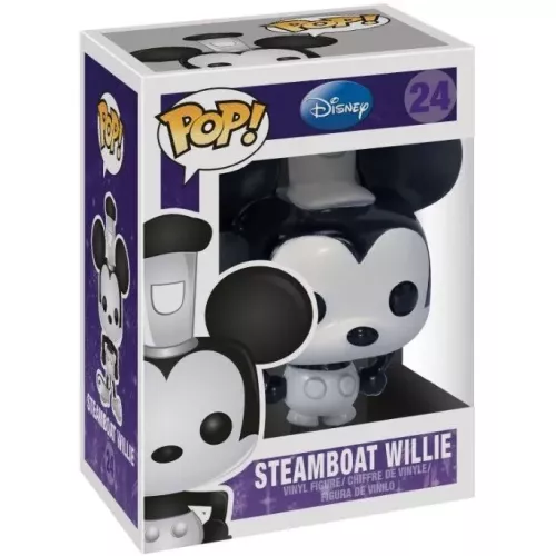 Funko Pop! Steamboat Willie #24 Disney Vinyl Figure Box