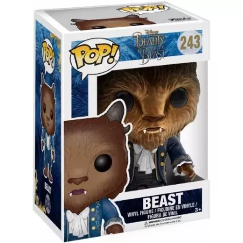 Funko Pop! Beast #243 Flocked Disney Beauty and the Beast Box