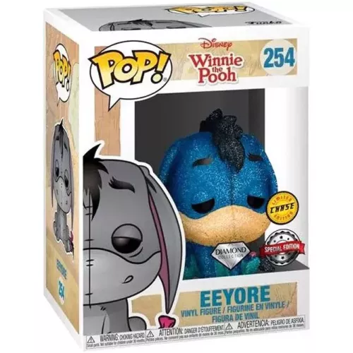 Funko Pop! Eeyore #254 Chase Diamond Collection Disney Winnie the Pooh Box