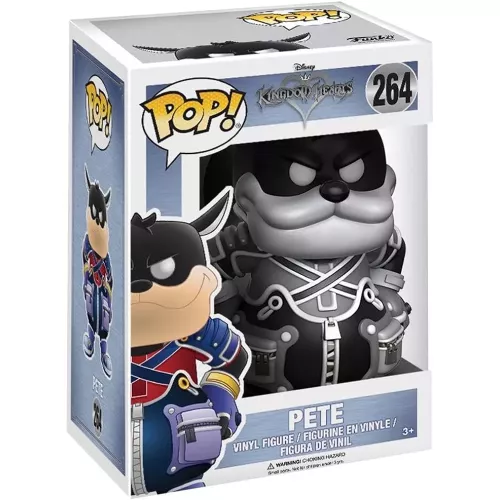 Funko Pop! Pete #264 Black and White Disney Kingdom Hearts Box