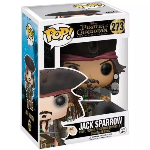 Funko Pop! Jack Sparrow #273 Disney Pirates of the Caribbean Dead Men Tell No Tales Box