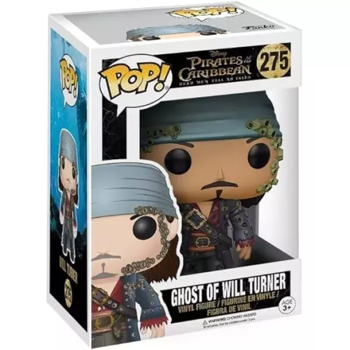 Funko Pop! Ghost of Will Turner #275 Disney Pirates of the Caribbean Dead Men Tell No Tales Box