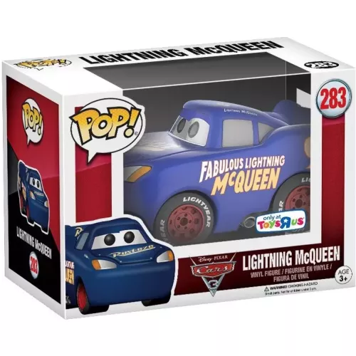 Funko Pop! Lightning McQueen #283 Fabulous Disney Pixar Cars 3 Box