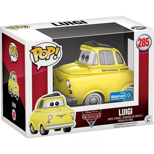 Funko Pop! Luigi #285 Disney Pixar Cars 3 Vinyl Figure Box