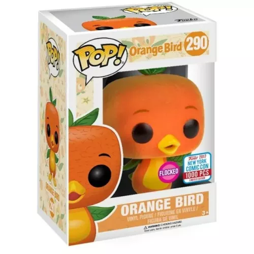 Funko Pop! Orange Bird #290 Flocked Disney Vinyl Figure Box