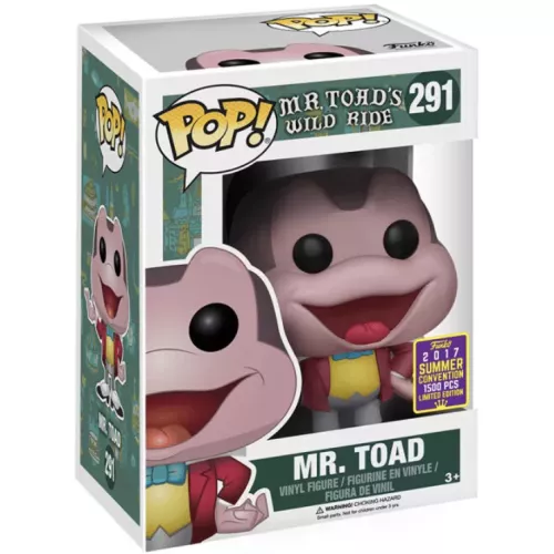 Funko Pop! Mr. Toad #291 Mr. Toad's Wild Ride Disney Box