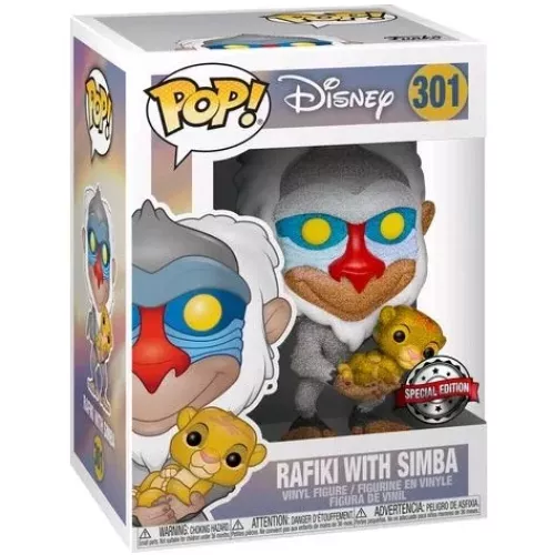 Funko Pop! Rafiki with Simba #301 Diamond Collection Box