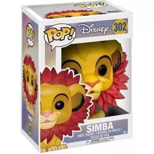 Funko Pop! Simba #302 Leaf Mane Disney Vinyl Figure Box