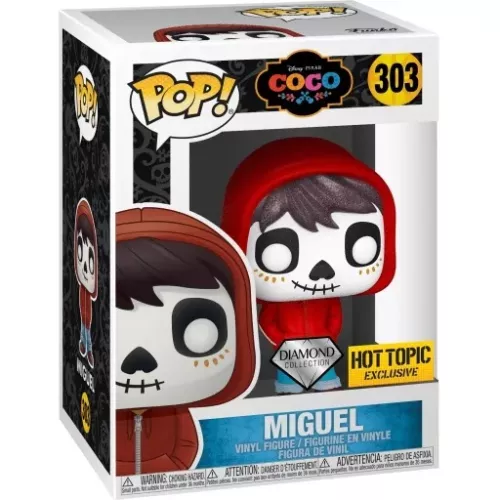 Funko Pop! Miguel #303 Diamond Collection Disney Pixar Coco Box