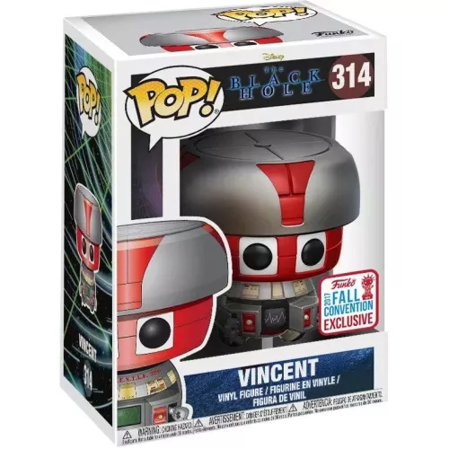 Funko Pop! Vincent #314 Disney The Black Hole Vinyl Figure Box