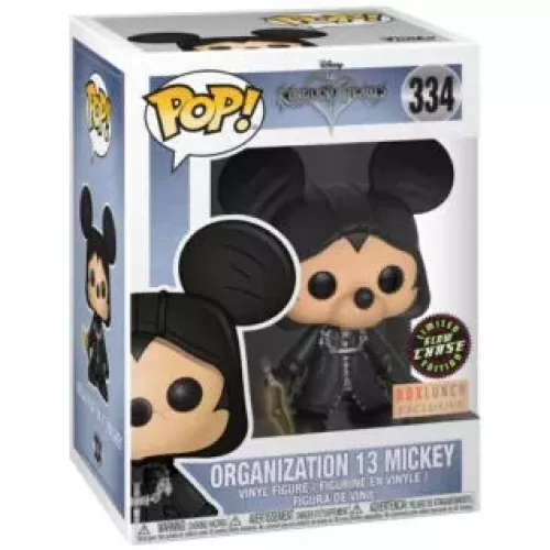 Funko Pop! Organization 13 Mickey #334 Chase Glows in the Dark Box