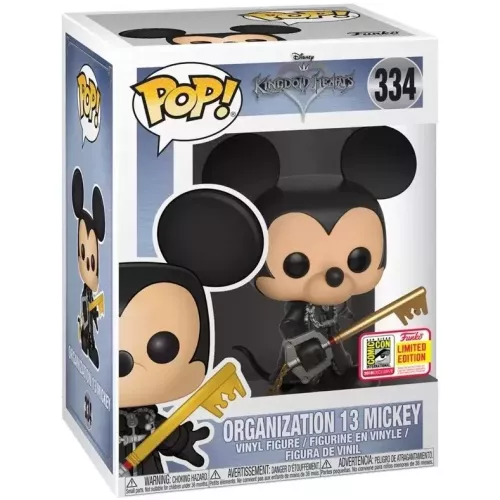 Funko Pop! Organization 13 Mickey #334 Unhooded Disney Kingdom Hearts Box