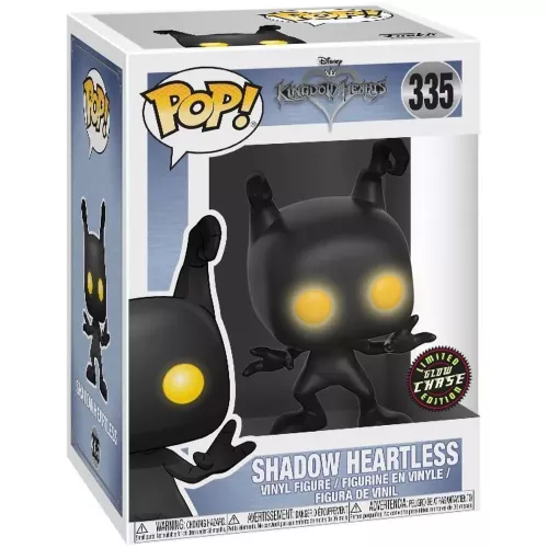 Funko Pop! Shadow Heartless #335 Glowing Eyes Chase Glows in the Dark Box