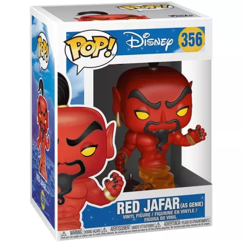 Funko Pop! Red Jafar (as Genie) #356 Disney Vinyl Figure Box
