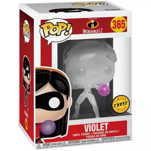 Funko Pop! Violet #365 Invisible Chase Disney Pixar Incredibles 2 Box